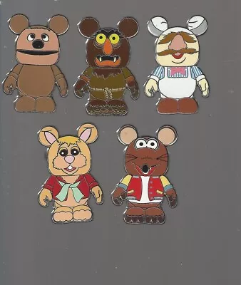 Disney Pin - Vinylmation Muppets 5 Pin Set CHASERS - Bunny Rowlf Rizzo Chef Swee • $49.99