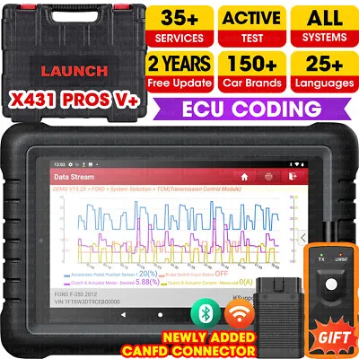 2024 LAUNCH X431 ProS V+ V Elite Bidirectional Car Diagnostic Scanner Key Coding • $709