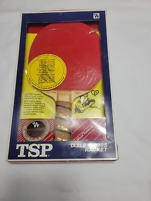 Vintage TSP Trade Mark Ping Pong Paddle Table Tennis Racket Yamato Co. Japan  • $149.99