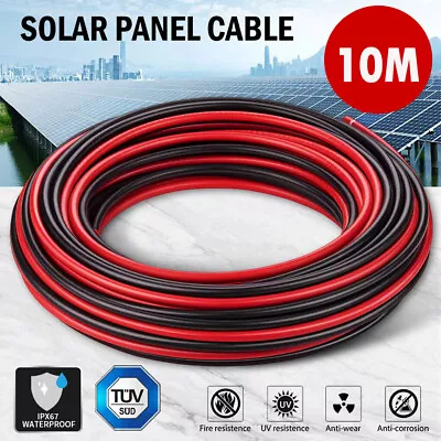 10M Solar Extension Cable Wire Connectors Solar Panel To Regulator 10AWG 12AWG • $38.99