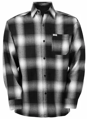 Caltop Black  Ombre  Shirt Old School Og  Lowrider Chicano Biker Flannel  • $39.95