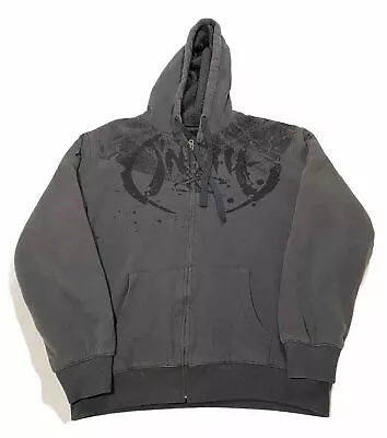 O’Neill Zip Up Hoodie Size Large Sherpa Y2k Grunge AF5 • $75