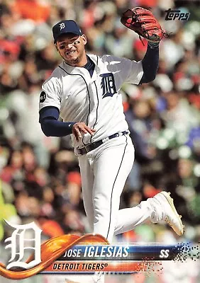 Jose Iglesias 2018 Topps #32 Detroit Tigers Baseball Card • $1.64