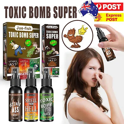 Liquid Fart Spray Can Stink Bomb Ass Smelly Stinky Gas Crap Gag Prank Novelty AU • $4.95