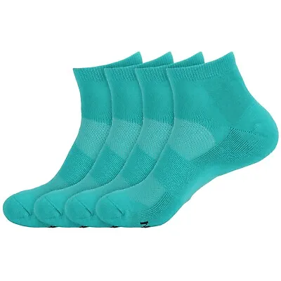 Unisex Rayon From Bamboo Fiber Sports Superior Wicking Athletic Quarter Socks • $19.95