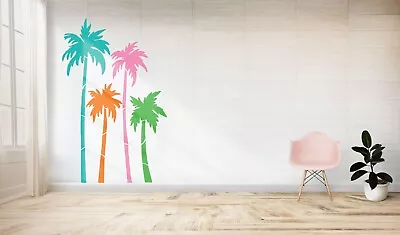 Palm Tree Vinyl Decal Sticker Beach Tropical Holiday Nursery Theme • $64.99