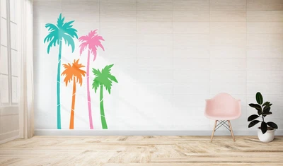 Palm Tree Vinyl Decal Sticker Beach Tropical Holiday Nursery Theme • $64.99