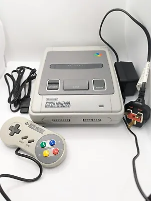 Nintendo SNES Console + 1 Controller + Leads • £64.99
