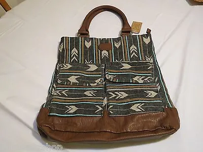 Billabong Billa Bong Tote Bag Purse Handbag Book Bag Travel NEW Southwestern    • $42.94