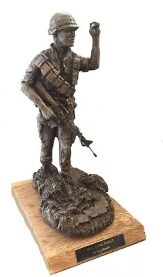 Figurine Vietnam Era Soldier  Walking Point   Bronze Look Or Hand Painted • $50