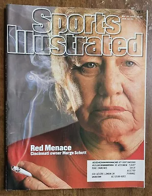 May 20 1996 Marge Schott - Red Menace - Cincinnati Reds Sports Illustrated • $2.99