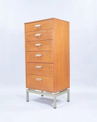 Mid Century G Plan Limba Tallboy Chest Of Drawers - *FREE UK DELIVERY • £525