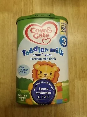 Cow & Gate 3 Toddler Milk From 1 Year 800g 07/24 • £9.25