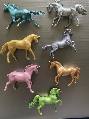 Breyer Mini Whinnies Castle Surprise! Unicorns. Complete Set With Chase Piece • $50