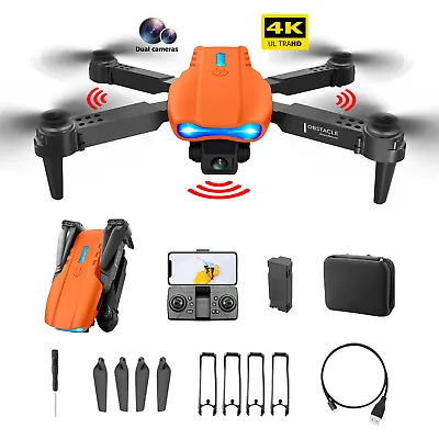 $38.82 • Buy Aeroplane USB Charging FPV Drones For Boys Girls (Orange 1Battery 2 Camera) AU