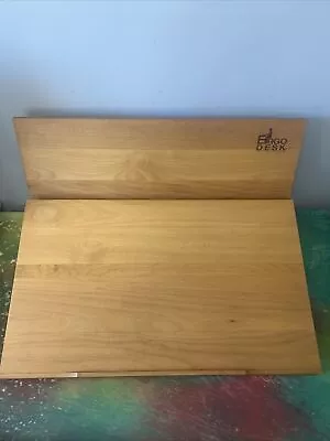 ERGO-DESK Wood Folding Slant Board Vintage Wooden Carrying Handle • $127.49