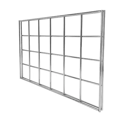 £14.03 • Buy Mini Grid Panel In Chrome Shop Retail Display Home Storage (E3MINI/P)