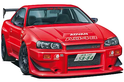 Aoshima 1/24 MCR BNR34 Skyline GT-R '02 (Nissan) • $22.62