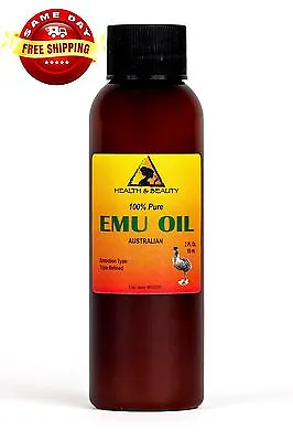 $8.49 • Buy Emu Oil Australian Organic Triple Refined 100% Pure Premium Prime Fresh 2 Oz