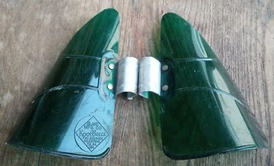 $18 • Buy Vintage Car Accessory, Pair Of. Koolbreez Wing Window Air Deflectors, Green