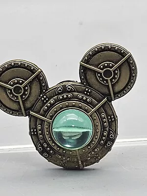 Disney Pin Mickey Mouse Icon Steampunk 2013 Green Jewel Bronze Sculpted • $13.49