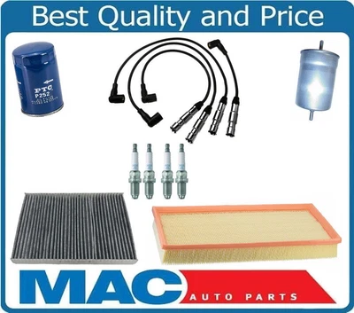 $101.11 • Buy Ignition Wires Spark Plug Air Gas Cabin Filter For 98-01 VW Beetle AEG 2.0L