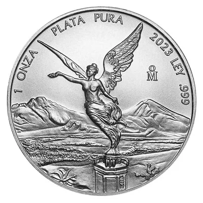2023 Mexico Libertad 1 Oz .999 Silver BU Coin • $39.01