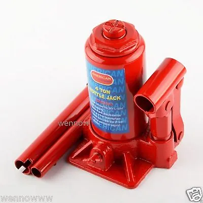 New 4 TON TONNE Hydraulic Bottle Jack Lifting Stand For Car/Van/Boat/Caravan   • $35.98