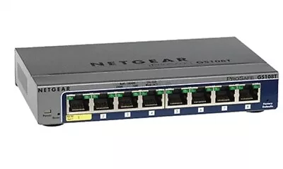 Used Prosafe Tested Netgear GS108T V2 External Ethernet Switch 8 Ports Cc • $123.78