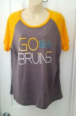 UCLA Bruins Womens Top Size XL Knit Stretchy Jersey Style Curved Hem New  • $8.46