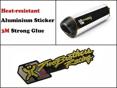 2pcs Two Brothers Racing Exhaust Sticker Emblem Decal Stickers Heat Resistant • $7.51
