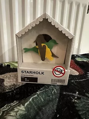 Ikea Starholk Clock Birds 3D Acrylic David Wahl Retro Vintage Mid Century Style • £20