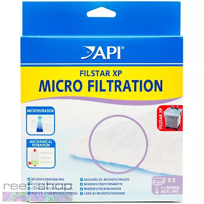£11.64 • Buy API Micro Filtration Pads For Rena Filstar XP Aquarium Filter Pads 3 Count Pack