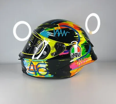 Agv Pista Gp R Winter Test 2019 Valentino Rossi Helmet Ms • $1893.16