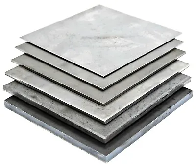 £3.78 • Buy MILD STEEL SHEET METAL PLATE 2/4/6/10 Thick/ 200x200/250x250mm **BEST PRICES**