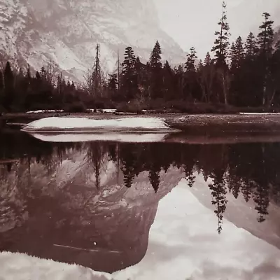 Mirror Lake Yosemite Park Stereoview C1899 California Valley Tenaya Canyon C1632 • $9.95