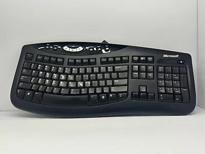 Microsoft Comfort Curve 2000 Ergonomic Keyboard V1.0 1047 KU-0459 - TESTED • $25