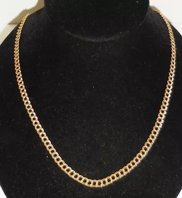 Vintage Thick Gold Filled Chain Necklace Beautiful Rope Design • $8.99