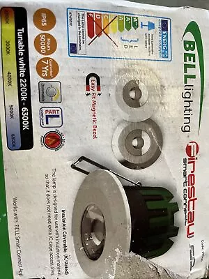 £15.99 • Buy BELL 10550 Smart Connect Bluetooth 7 Watt LED Colour Adjust Firestay Downlight