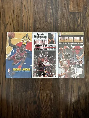 Michael Jordan Set Of 3 VHS Tapes New And Sealed Come Fly With Me Bulls • $15