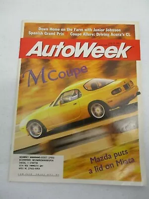 Auto Week Magazine June 10 1996 Mazda Miata M Coupe Acura 2.2 Cl Car Auto • $11.95