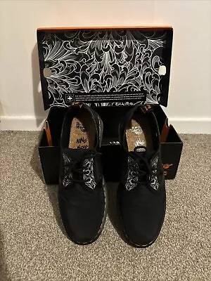 Dr Martens King Nerd 1461 UK 11 Nylon Woven Crepe Fabric Shoes!! • £65
