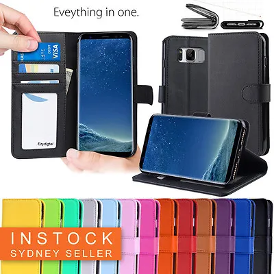 $9.45 • Buy New Wallet Leather Case Cover For Samsung Galaxy S6 S7 S8 S9 S10 S10 Plus Note 9