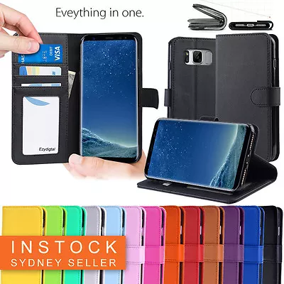 New Wallet Leather Case Cover For Samsung Galaxy S6 S7 S8 S9 S10 S10 Plus Note 9 • $9.45