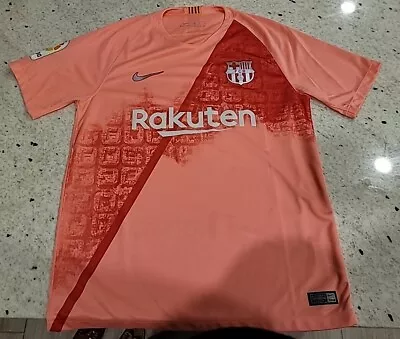 Nike Fc Barcelona 3rd Jersey 2018/19 Light Pinksize Medium Lightly Used • $60