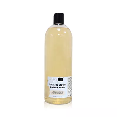 Organic Liquid Castile Soap - All-Natural Unscented Liquid Soap - Various Sizes • £4.95