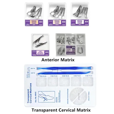Dental Sectional Matrix Band System Anterior Proximal Strips Cervical Matrices • $6.45