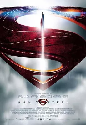 65272 Man Of Steel Movie Henry Cavill Amy Adams Wall Decor Print Poster • $25.95