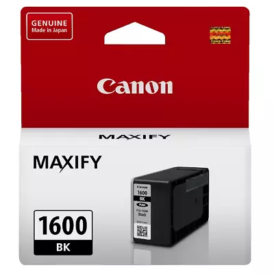 Canon PGI 1600 Ink Cartridge Black - Maxify - Free Postage • $34.99