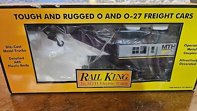 O Gauge MTH Rail King RK Operating Crane Car Train #30-7928 MTH NEW • $28